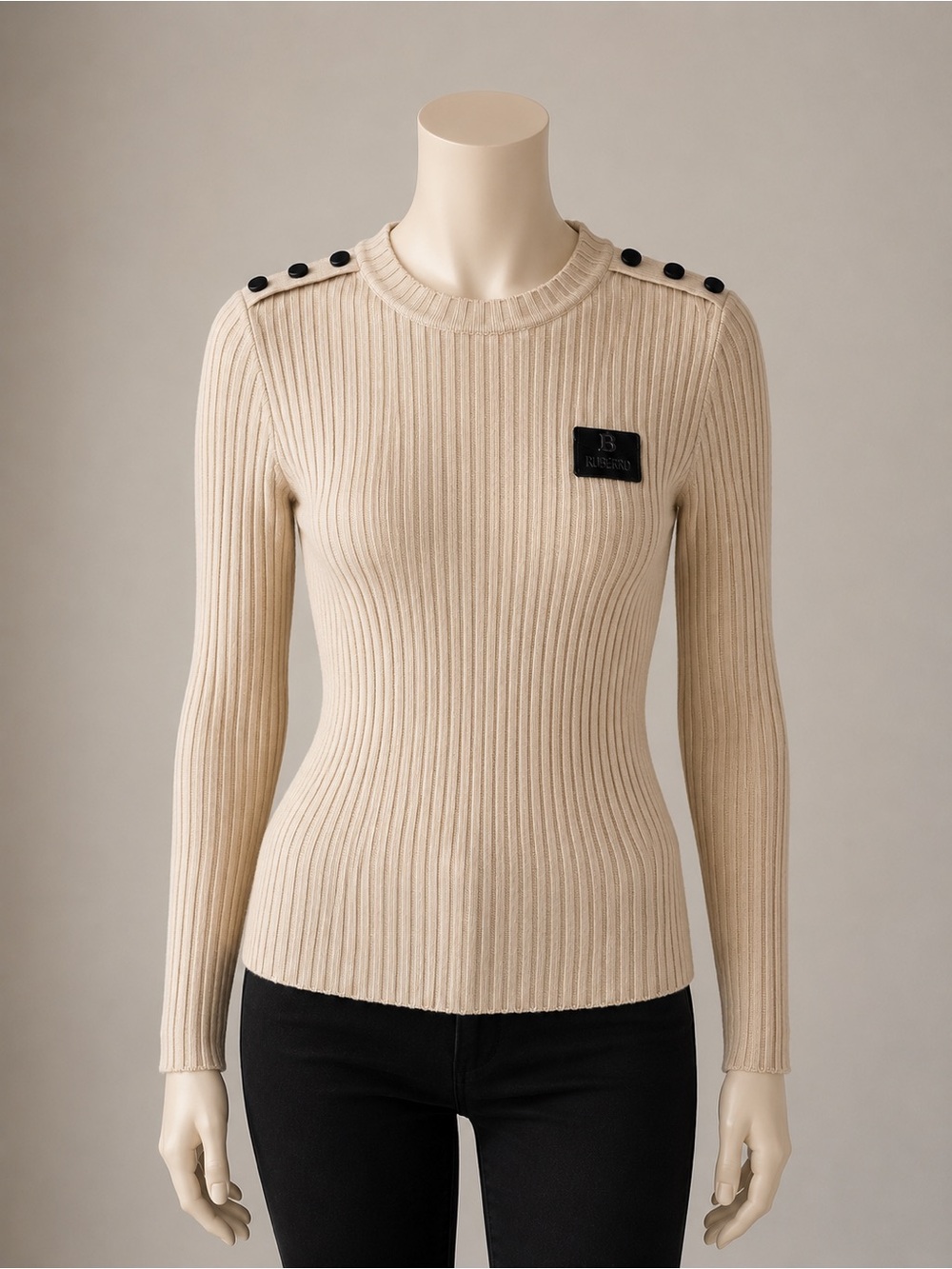 Women’s Ribbed Knit Sweater – Excellent Condition (M-L size)